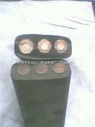 JHSB防水扁電纜3*35-500V橡膠軟電纜