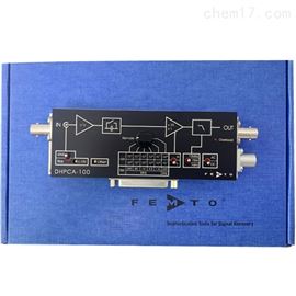 DHPCA-100低噪聲電流前置放大器的增益對比說明