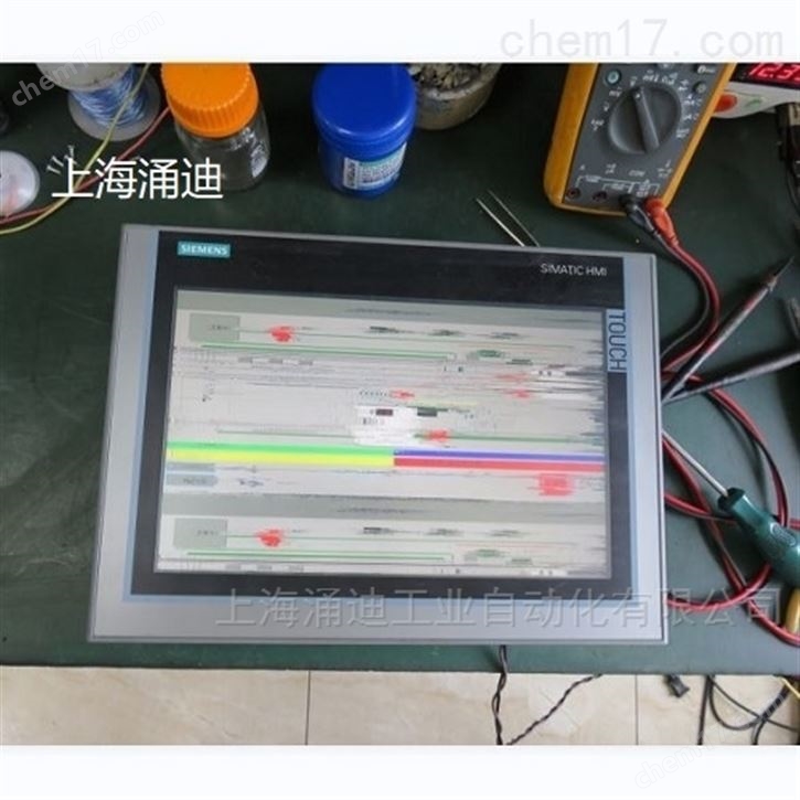 西門子TP1200觸摸屏通訊壞燈不亮維修